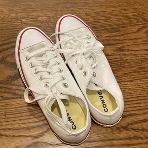 White low top converse